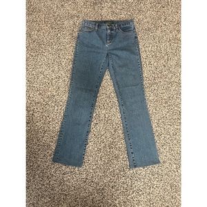 Lauren Ralph Lauren Classic Straight Leg Blue Jeans